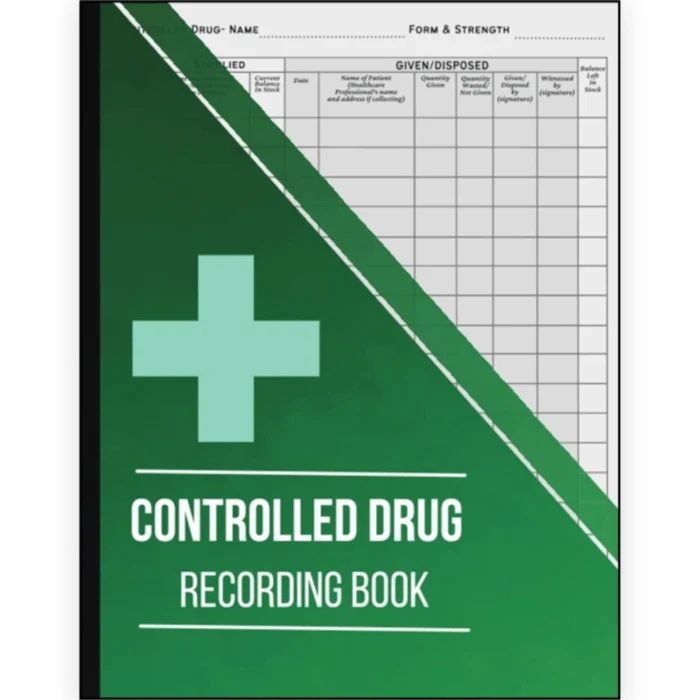 Controlled Drug Register - Paperback (100 pages) - Image 1